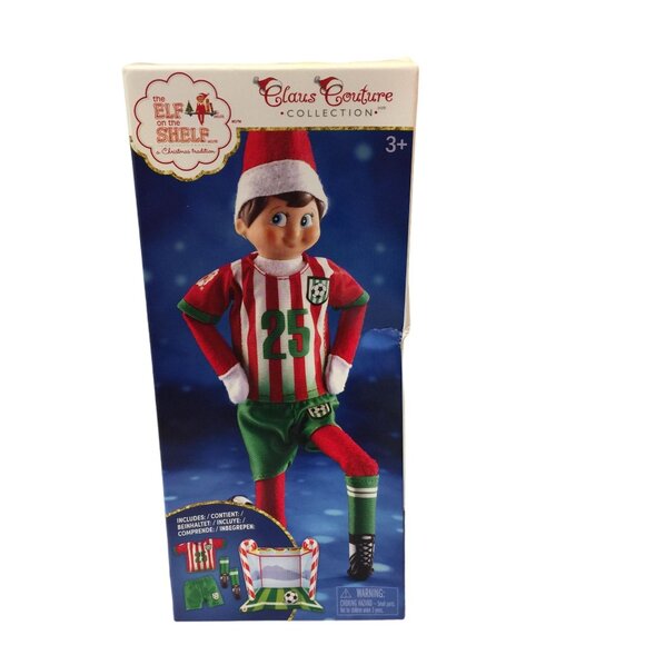 The Elf on the Shelf North Pole Goal & Gear Soccer Outfit - Picture 1 of 4